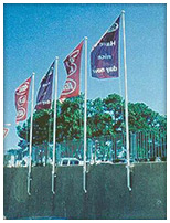 Vertical-Wall-Mount flagpoles